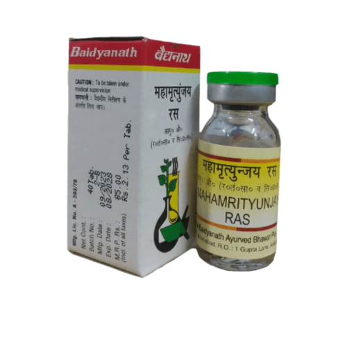 Baidyanath Mahamrityanjaya Ras – Ayurvedic Fever & Pain Relief Tablets