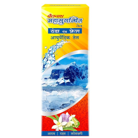 Baidyanath Mahasugandhit Tel – Ayurvedic Massage Oil for Headache, Migraine & Stress Relief