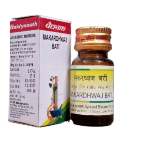 Baidyanath Makardhwaj Bati for Male Vitality, Stamina & Reproductive Health