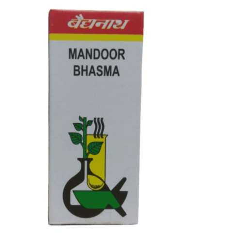 Baidyanath Mandoor Bhasma for Iron Deficiency, Anemia & Liver Health – 10g