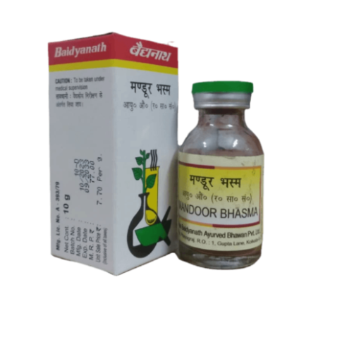 Baidyanath Mandoor Bhasma – Ayurvedic Iron Support for Liver & Vitality (5g) - LUXURY GLOW
