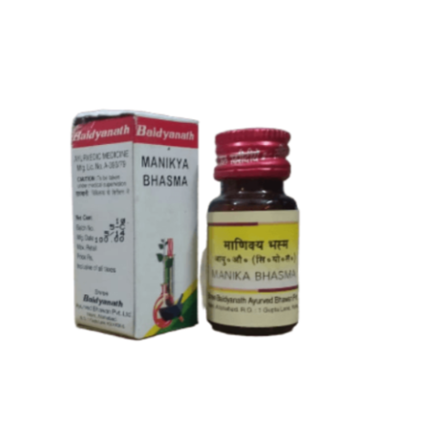 Baidyanath Manikya Bhasma for Vitality, Heart Health & Immunity – 1g