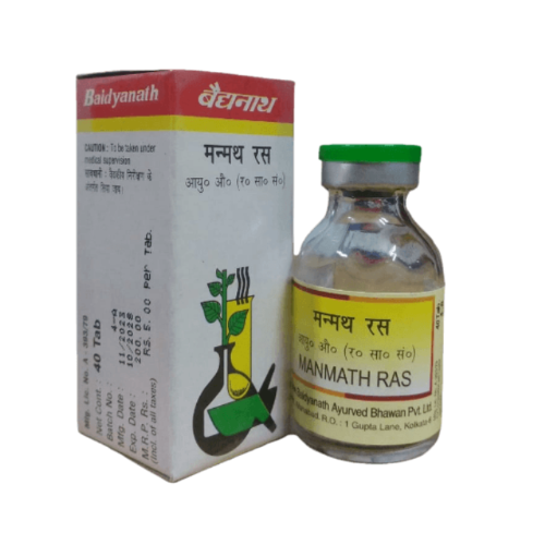 Baidyanath Manmath Ras – Strength, Stamina & Vitality Support Tablets
