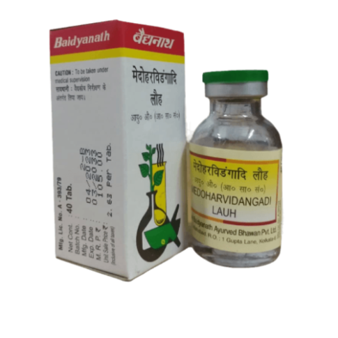 Baidyanath Medoharvidangadi Lauh for Weight Management & Metabolism Support