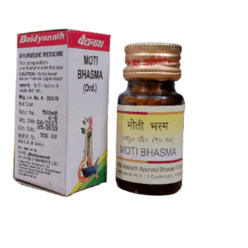 Baidyanath Moti Bhasma ORD for Acidity, Gastritis & Cooling Relief