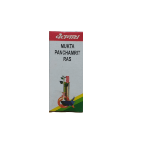 Baidyanath Mukta Panchamrit Ras – Ayurvedic Support for Respiratory, Digestive & Calcium Wellness
