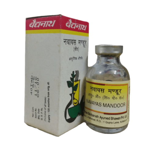 Baidyanath Navayas Mandoor (Lauh) – Ayurvedic Iron Support for Anaemia & Weakness