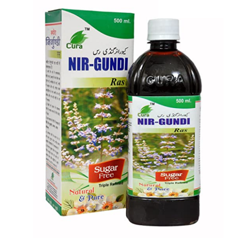 Cura Nirgundi Ras Juice for Pain Relief, Inflammation & Immunity – 500ml
