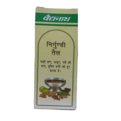 Baidyanath Nirgundi Oil for Joint Pain, Muscle Stiffness & Sports Massage – 50ml