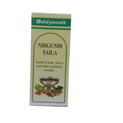 Baidyanath Nirgundi Oil for Joint Pain, Muscle Stiffness & Sports Massage – 50ml