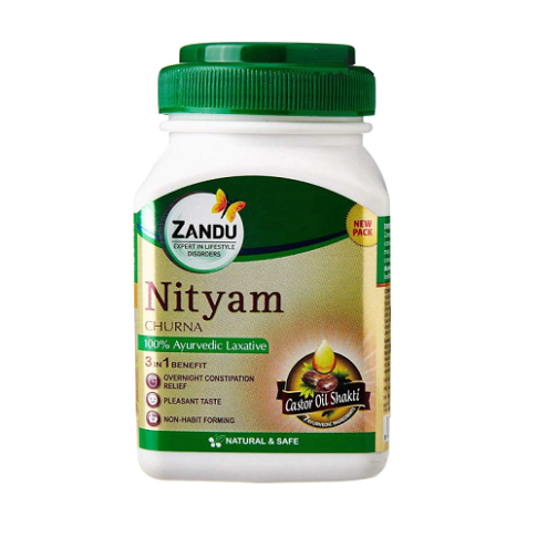 Zandu Nityam Laxative Churna 100g (Pack of 3) – Ayurvedic Constipation Relief - LUXURY GLOW