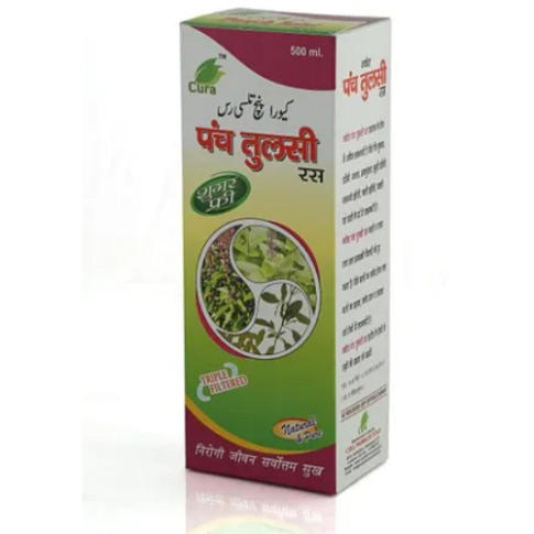 Cura Punch Tulsi Ras – Immunity Booster & Natural Respiratory Wellness Tonic (500ml)