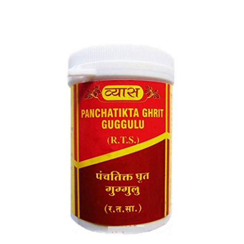 Vyas Panchatikta Ghrit Guggulu – Ayurvedic Joint, Skin & Detox Support Tablets - LUXURY GLOW