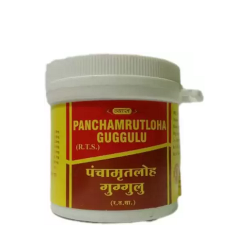 Vyas Panchamrut Loh Guggulu Tablets (100 Tablets) – Anti-Inflammatory, Joint Pain Relief & Nervine Tonic