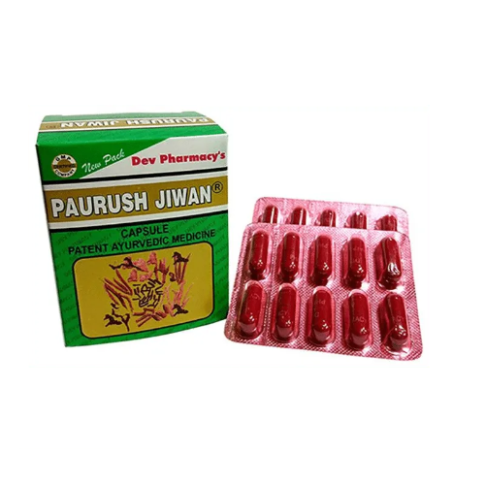 Paurush Jiwan Ayurvedic Capsules – Digestion, Liver Health & Daily Energy Support (Devi Ayurvedic)
