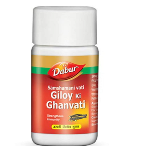 Dabur Giloy Ghanvati Tablet for Immunity, Fever & Wellness (100 Tablets)