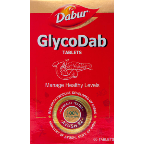 Dabur Glycodab Tablet for Blood Sugar & Metabolic Balance (60 Tablets)