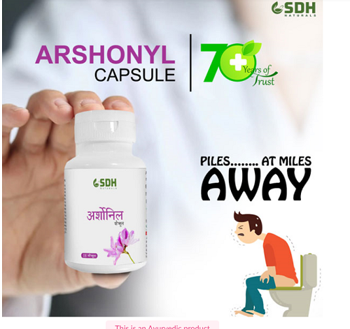 SDH Arshonyl Capsules – Ayurvedic Support for Piles, Fissures & Anorectal Care