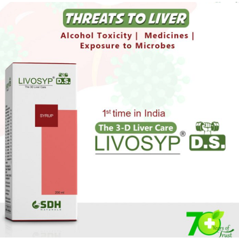 Shree Dhanwantri Livosyp DS Syrup 200ml – Ayurvedic Liver Care & Detox Support