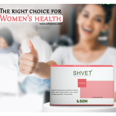 Shree Dhanwantri Herbals Shvet Capsules for Women’s Intimate Health & Vaginal Balance (300 Capsules)