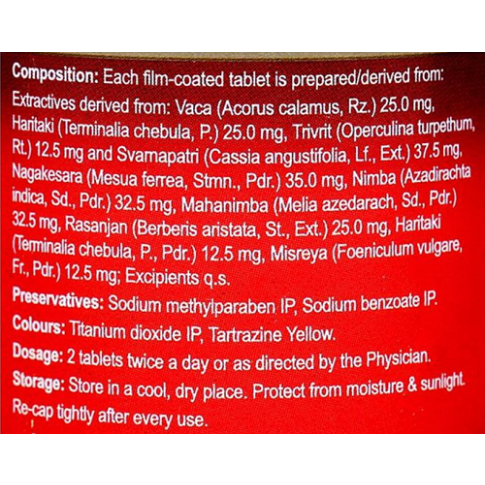 Dabur Pilochek Tablets Ayurvedic Support for Piles Comfort & Digestive Balance (60 Tablets)