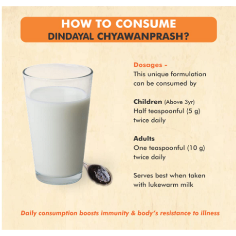 Dindayal Chyawanprash Avaleha Special for Immunity & Strength (500 g)