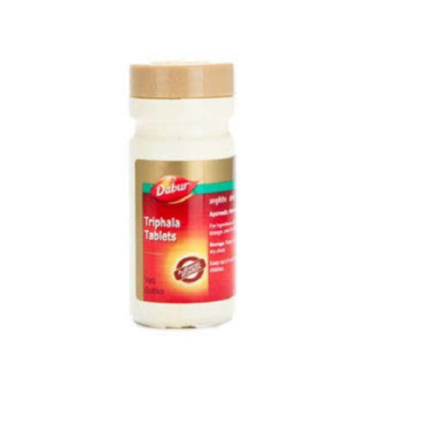 Dabur Triphala Tablet – Ayurvedic Gut Cleanse, Digestion & Daily Detox Support (60 Tablets)
