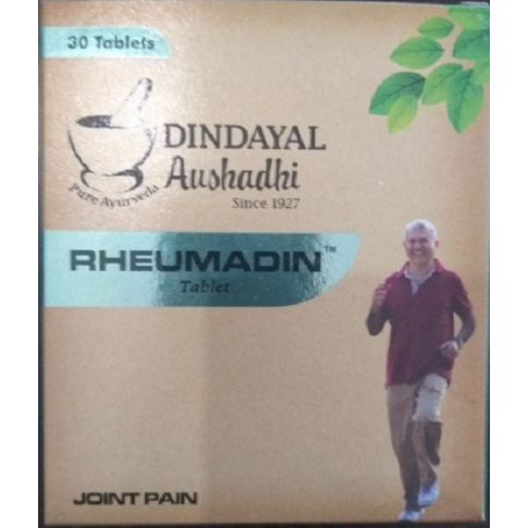 Dindayal Rheumadin Tablets for Joint Pain, Muscle Pain & Arthritis Relief (30 Tablets)