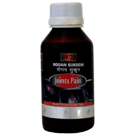 Cura Rogan Sukoon Oil – Deep Relief Herbal Massage Oil for Body Relaxation (100ml)