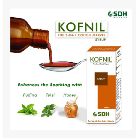 Shree Dhanwantri Kofnil Syrup 100ml – Ayurvedic Cough & Throat Comfort Syrup