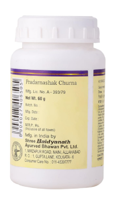 Baidyanath Pradarnashak Churna 60g – Ayurvedic Female Hormonal & Uterine Support