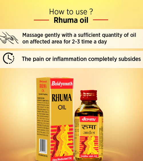 Baidyanath Rhuma Oil – Fast Relief Ayurvedic Oil for Joint Pain, Arthritis & Sports Injuries
