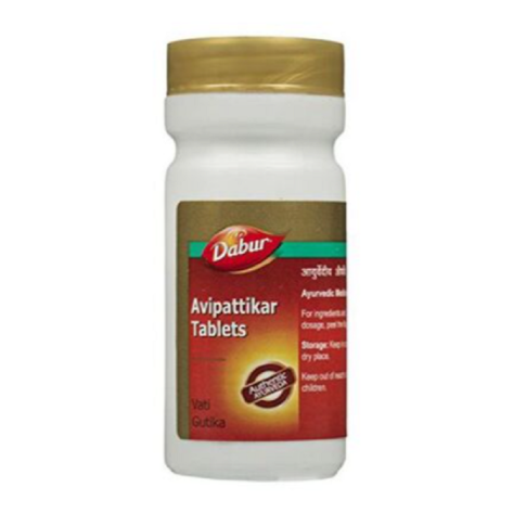 Dabur Avipattikar Tablets (60 Tablets) – Ayurvedic Relief for Acidity & Digestion