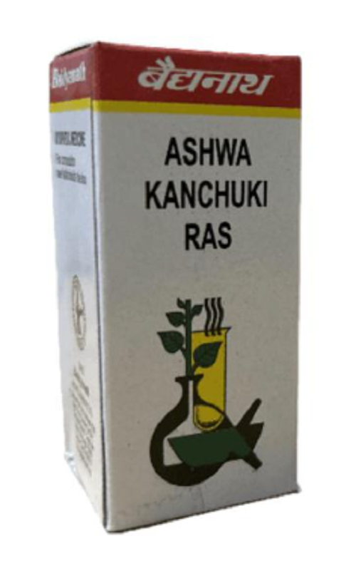 Baidyanath Ashwa Kanchuki Ras – Herbal Relief for Cold, Cough, Bronchitis &amp; Respiratory Support (40 Tablets)