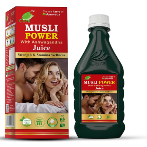 Cura Musli Cura Power for Libido, Testosterone & Vitality Boost – 500ml