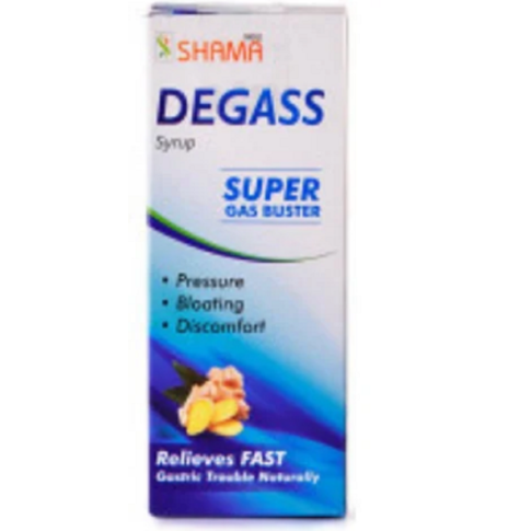 New Shama Degass Syrup 200ml – Herbal Digestive & Gas Support - LUXURY GLOW