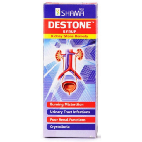 New Shama Destone Syrup for Kidney & Urinary Stone Support