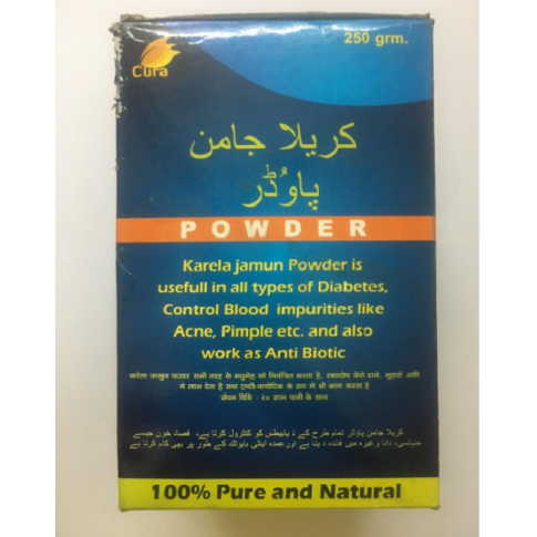 Cura Karela Jamun with Neem Powder – Ayurvedic Wellness & Immunity Support (250 g)