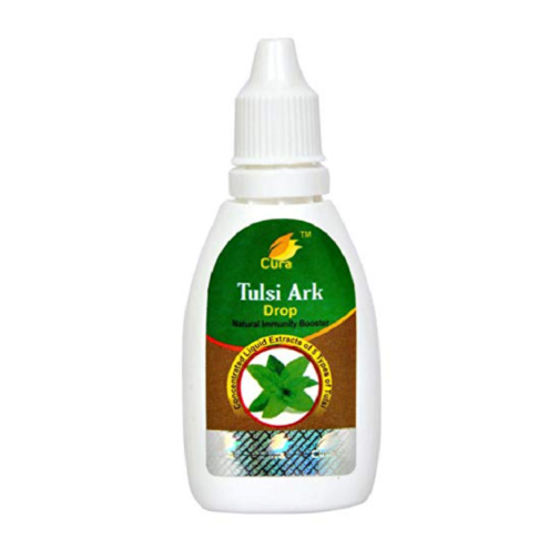 Cura Tulsi Ark Drops – Organic 5-Tulsi Extract for Immunity, Detox & Cold Relief (50ml)