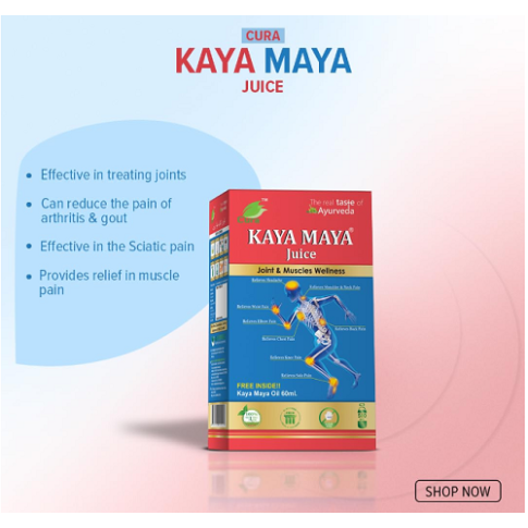 Cura Kaya Maya Juice – Ayurvedic Joint, Muscle & Mobility Support Tonic (500 ml)