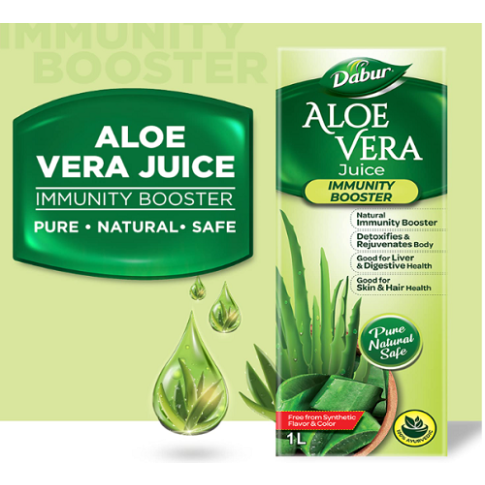Dabur Aloe Vera Juice – Immunity, Detox & Digestive Health Support