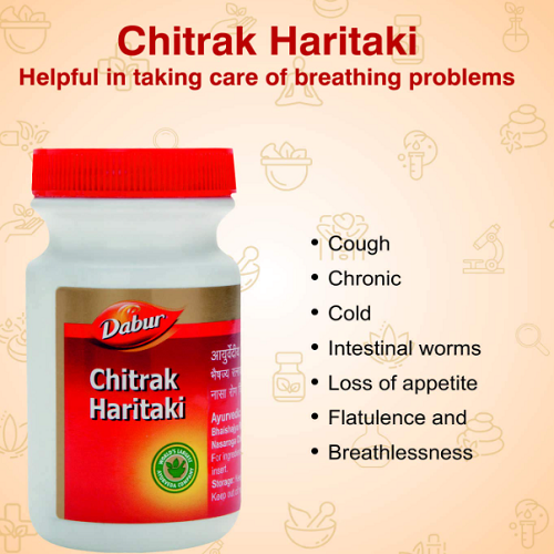 Dabur Chitrak Haritaki – Ayurvedic Respiratory & Sinus Care Formula