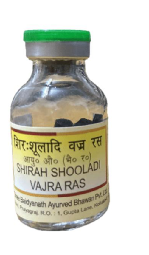 Baidyanath Shirah Shooladi Vajra Ras – Ayurvedic Relief for Chronic Headache & Migraine Support