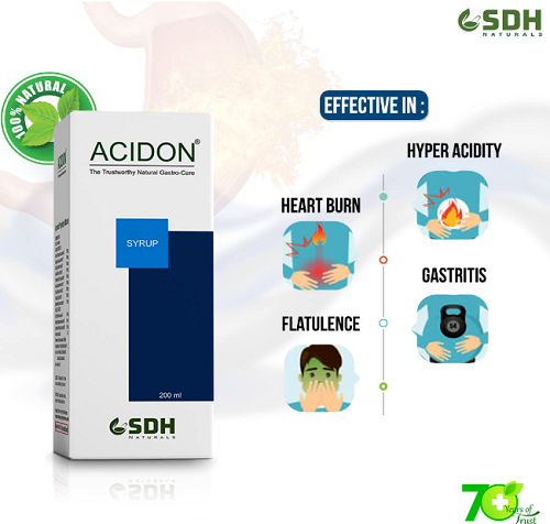 Shree Dhanwantri Acidon Syrup (200ml) – Ayurvedic Relief for Acidity & Digestion