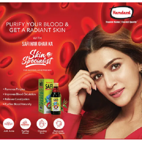 Hamdard Safi Syrup – Natural Blood Purifier for Clear Skin & Detox