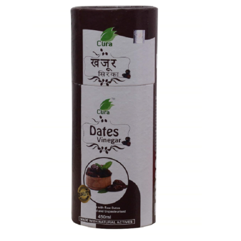 Cura Dates Vinegar | Natural Energy Booster & Appetite Control Support for Heart Health