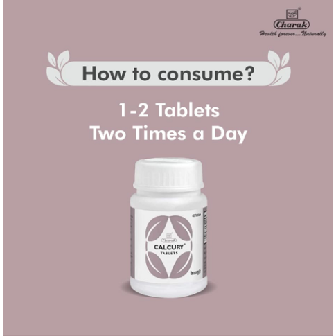 Charak Calcury Tablets – Ayurvedic Support for Kidney Stones, Urinary Health & Pain Relief