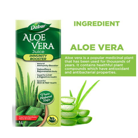 Dabur Aloe Vera Juice – Immunity, Detox & Digestive Health Support