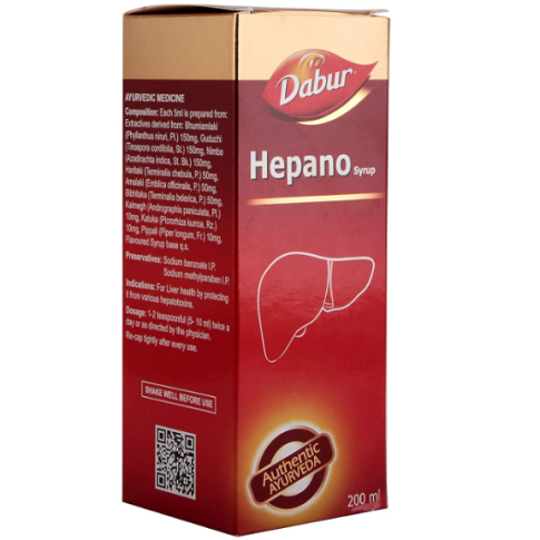 Dabur Hepano Syrup 200ml – Ayurvedic Liver Tonic for Detox & Digestion