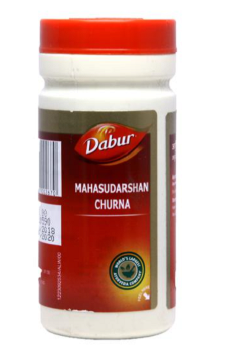 Dabur Mahasudarshan Churna Ayurvedic Support for Fever Balance & Liver Wellness (60g)